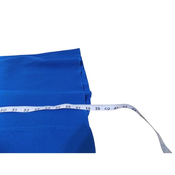 Not‎ For Sale Laundry by Shelli Segal Dress Women Small Blue Ribbed - Picture 4 of 8